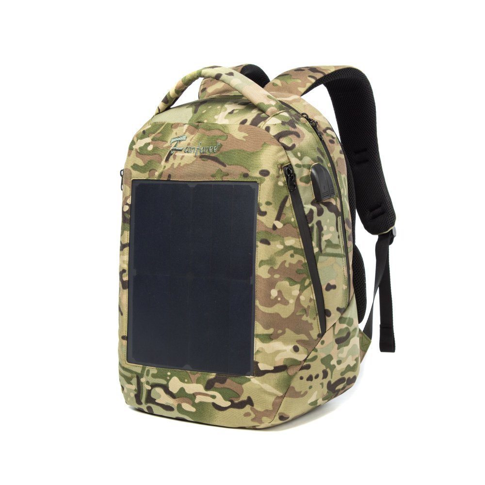 Unisex Dynamic 3D Display Smart LED Backpack With Screen Display Custom Outdoor High Quality Solar Panel Power Backpack