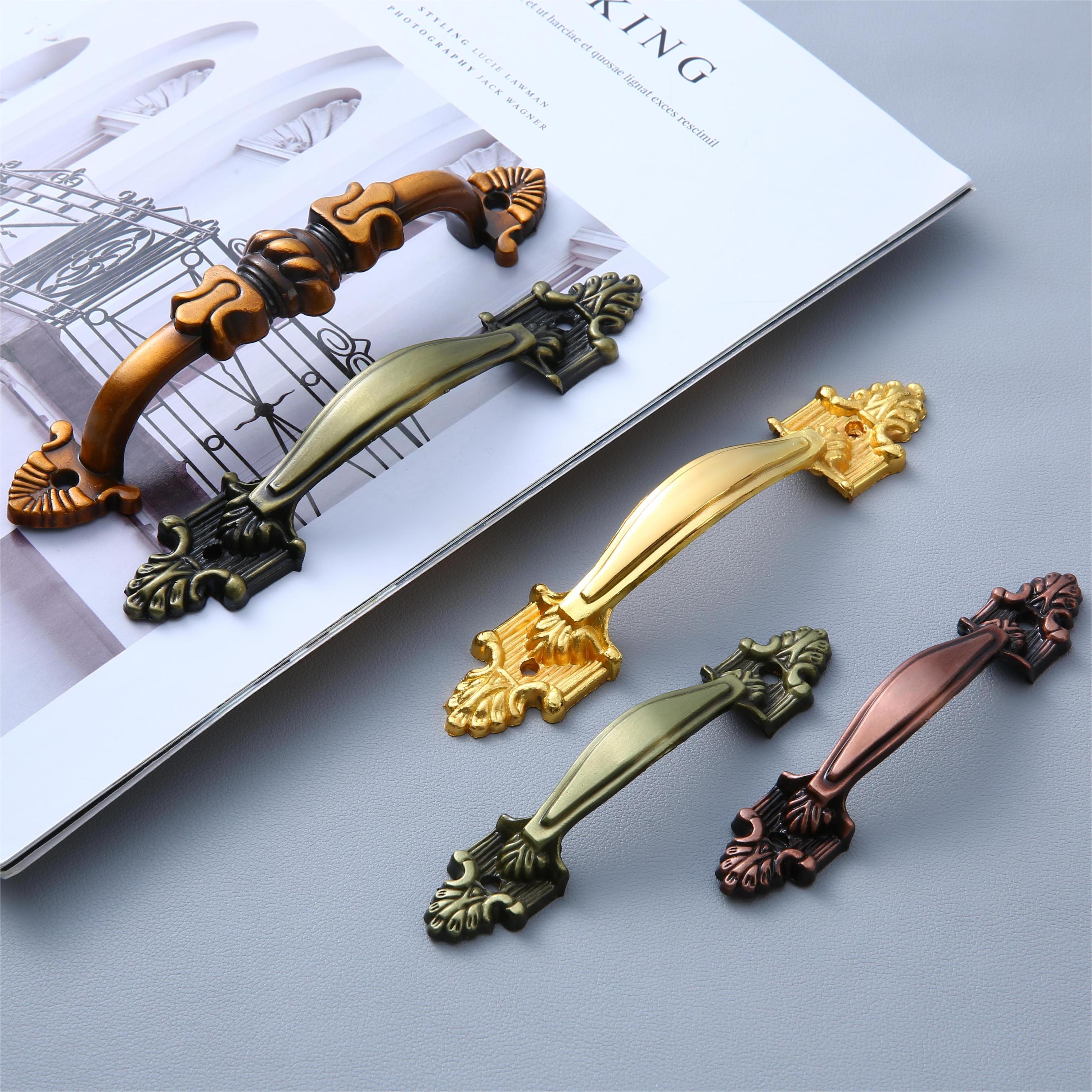 Zinc alloy new closet pulls cabinet door cabinet shoe cabinet door handle drawer single hole Chinese pulls