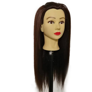 Dummy head 22inch premium Synthetic Hair Mannequin Head practice wig for styling hair