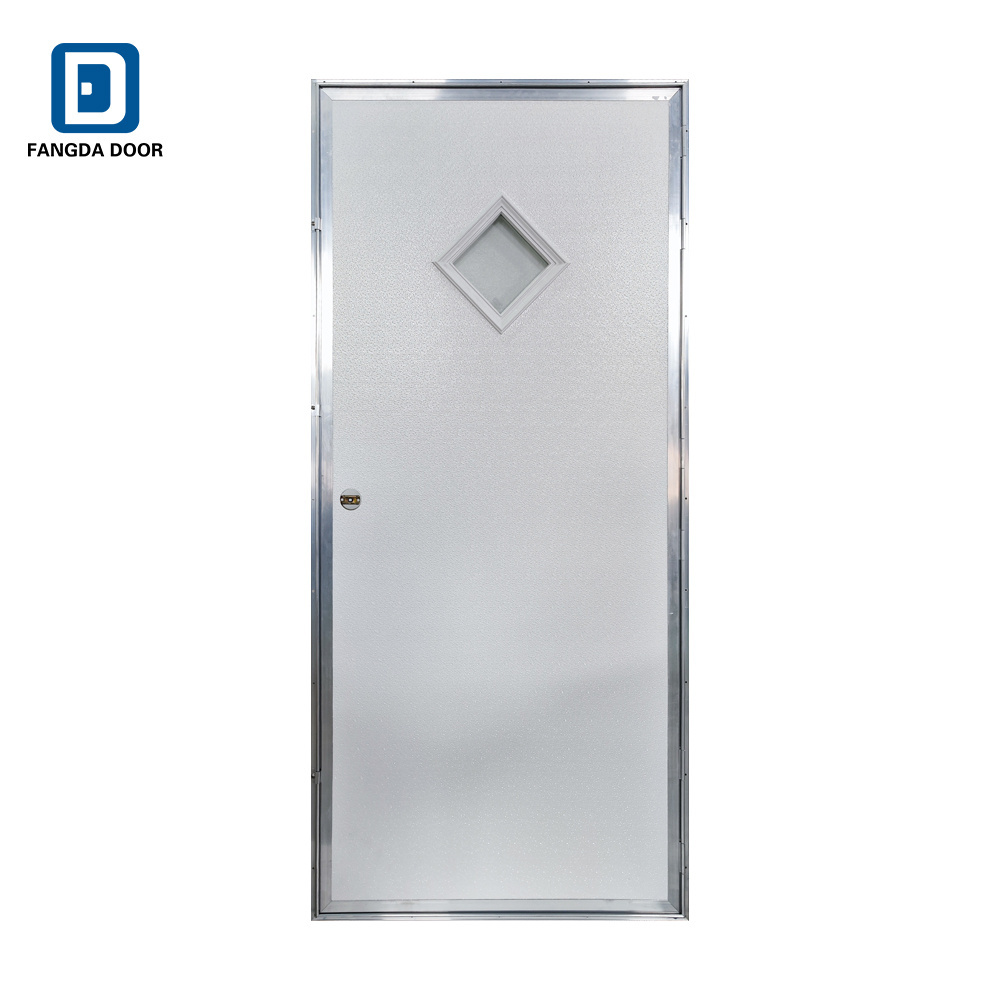 HOT sale mobile home invisible noiseless sliding panel interior door with glass