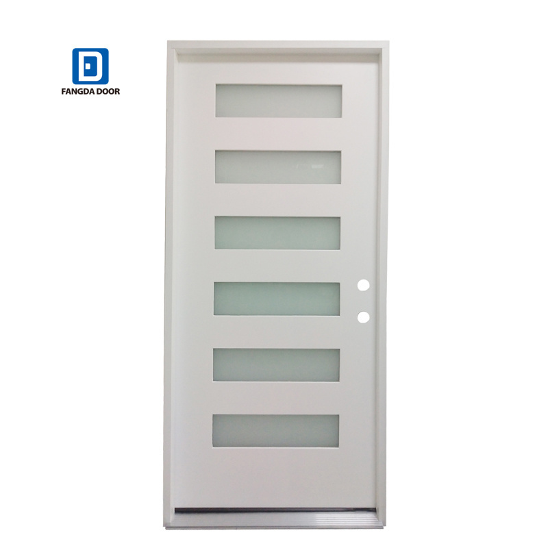 2021 Latest Design Cheap Price Luxury Style Hot Sale Exterior Security Steel Metal Door