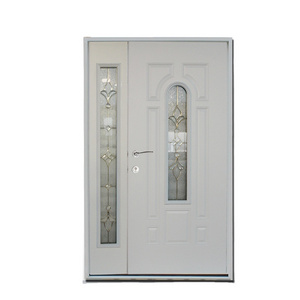 Fangda high quality low price used exterior front steel doors for sale