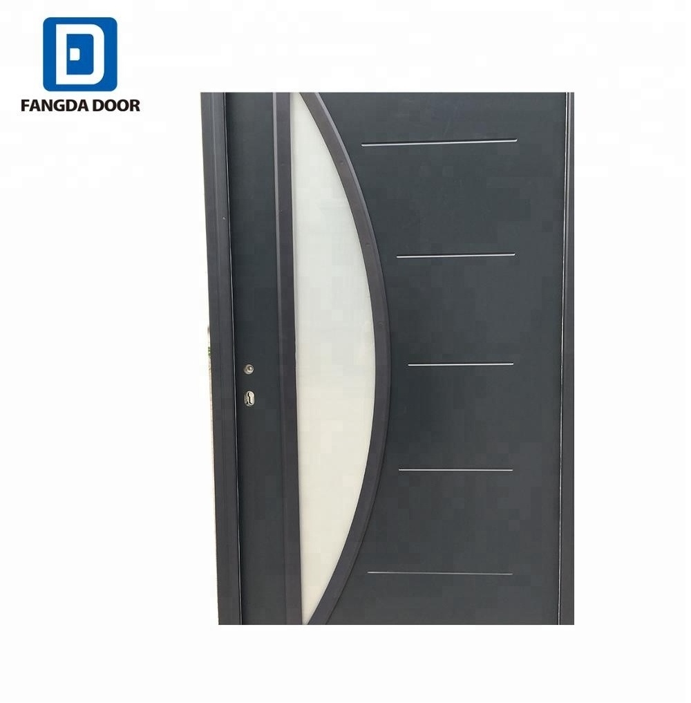 Fangda high quality interior office door with glass window insert house entry  door