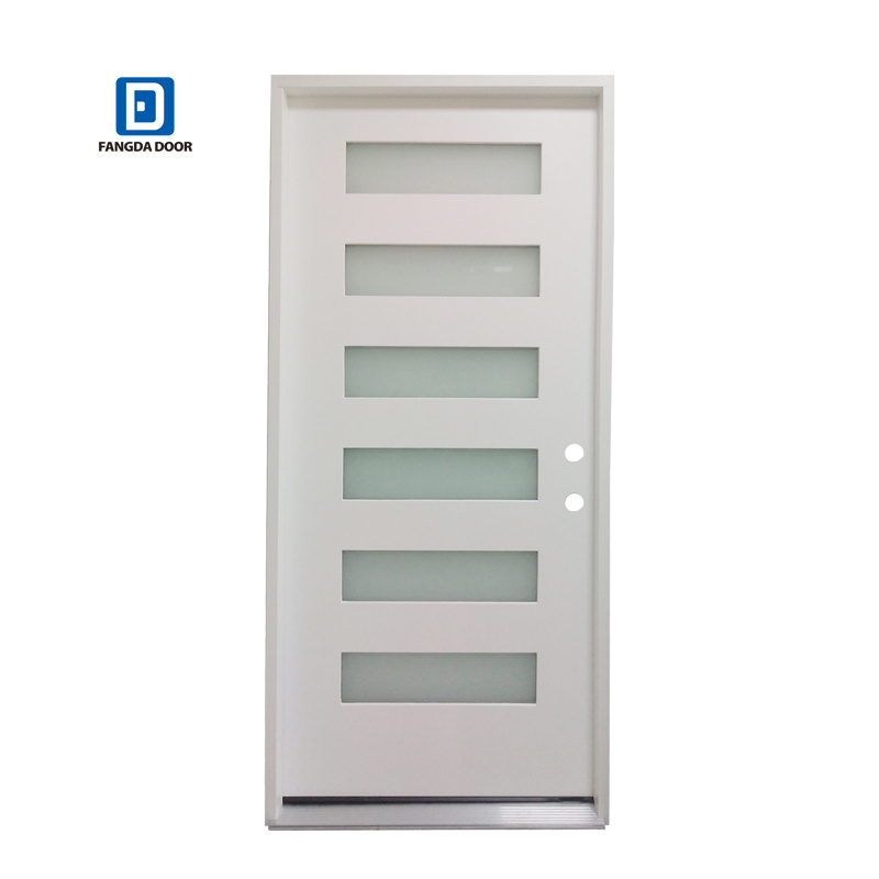 2021 Latest Design Cheap Price Luxury Style Hot Sale Exterior Security Steel Metal Door