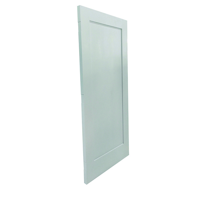 Shaker 36 Inch by 80 Smooth Fiberglass Entry Door Slab 1 Panel