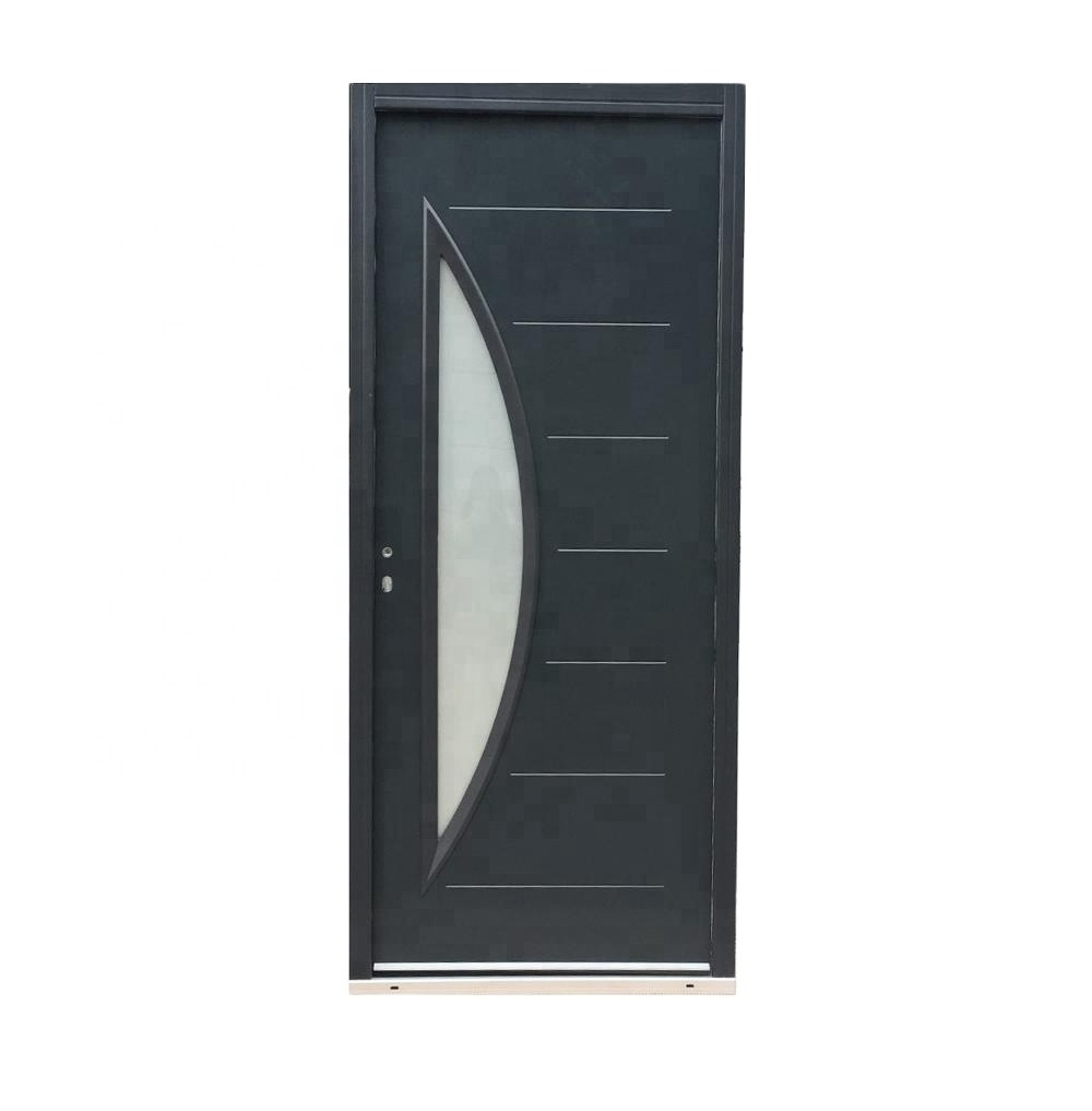 Fangda high quality interior office door with glass window insert house entry  door