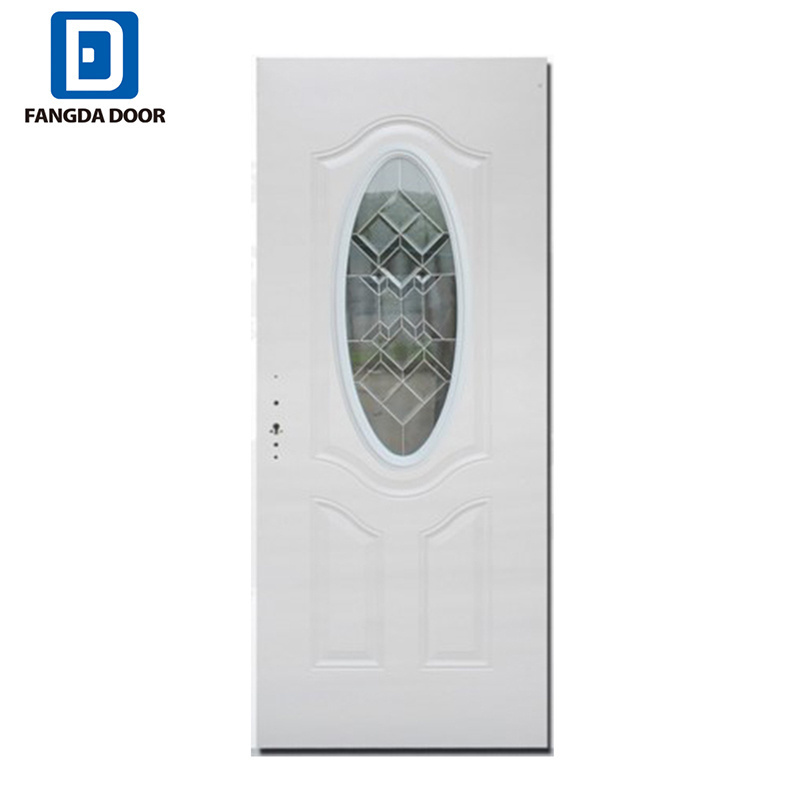 3/4 oval glass inserts decorative american house modern front entry doors