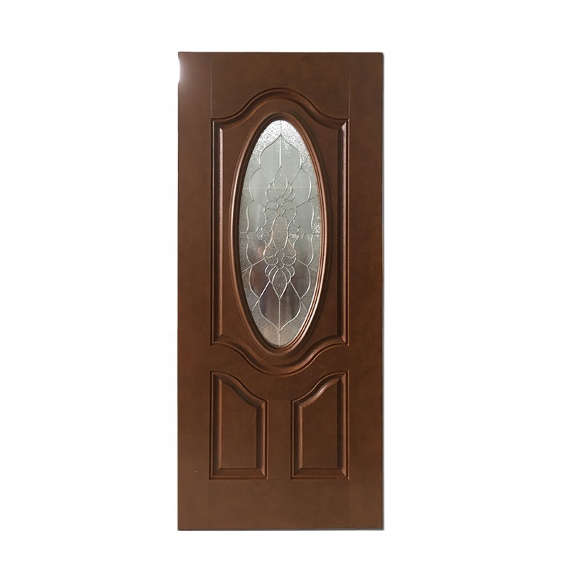 3/4 oval glass inserts decorative american house modern front entry doors