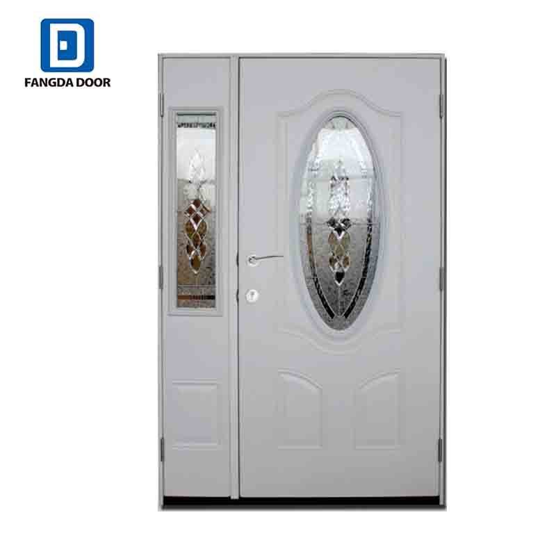 Fangda high quality low price used exterior front steel doors for sale