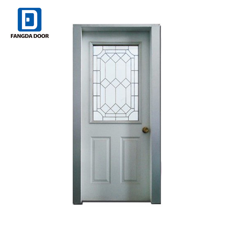 Fangda best price exterior door with opening window