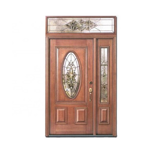 Hot sale fiberglass door church exterior entry glass door