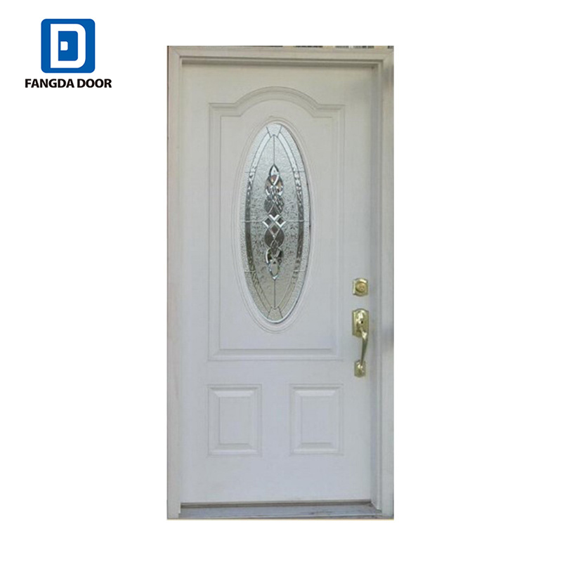 Fangda high quality low price used exterior front steel doors for sale