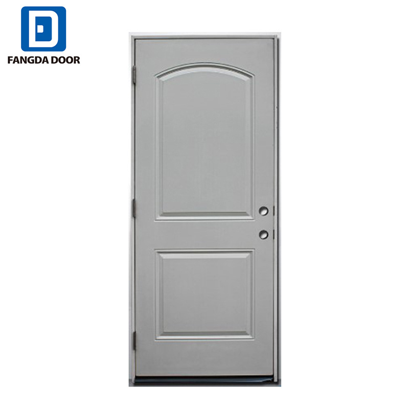 Fangda high quality modern design solid wood exterior main pivot wood entrance doors