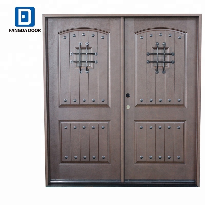 Fangda house front entry luxury fiberglass door  exterior  entry door