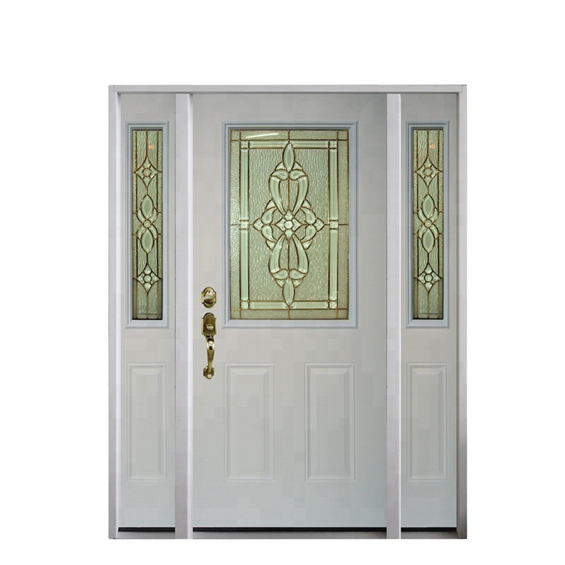 Fangda top quality residential steel entry door security steel door jamaica doors