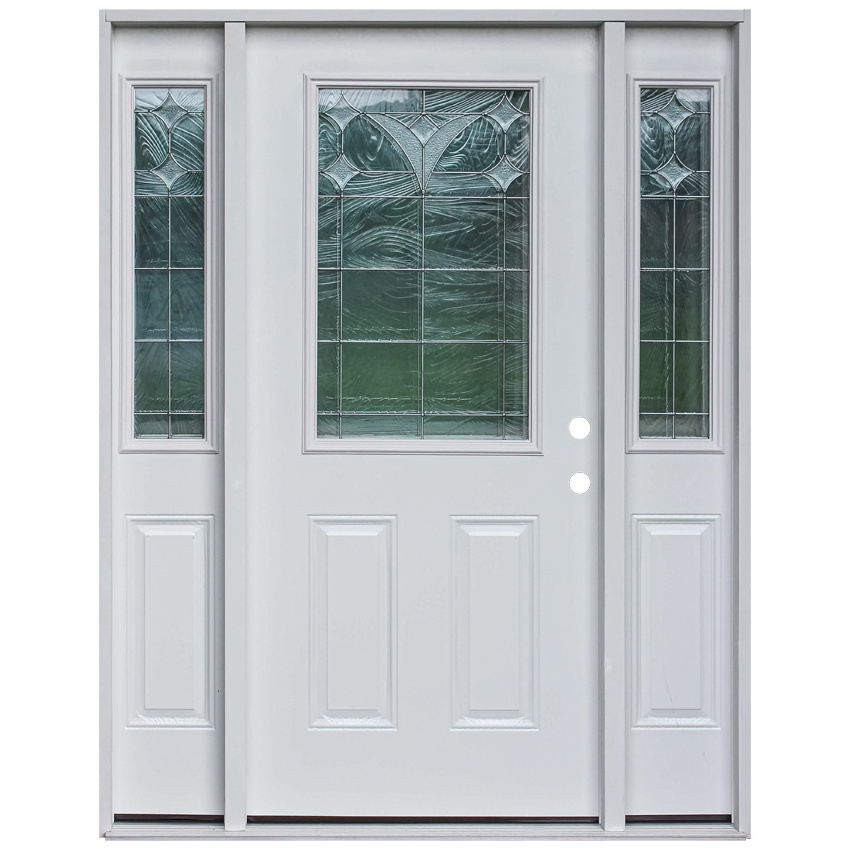 Fangda top quality residential steel entry door security steel door jamaica doors