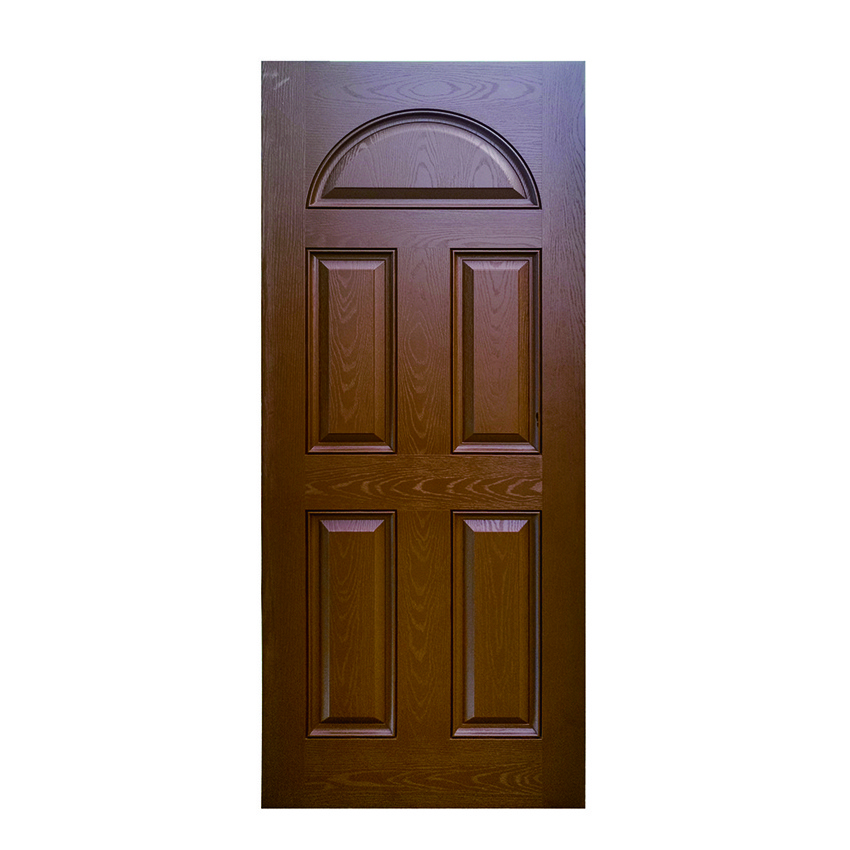 Fangda hot sale Oak Textured Fiberglass door exterior door slab