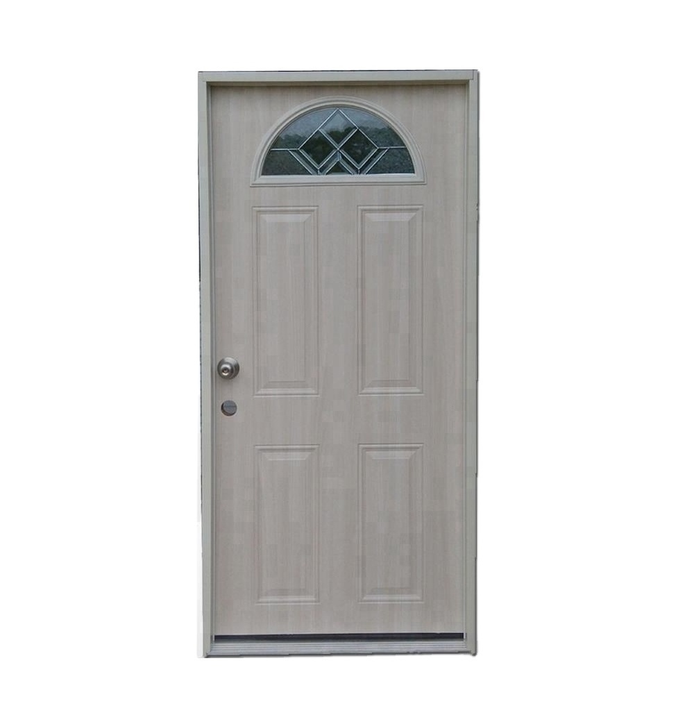 Fangda Entrance Front Main Safety  Modern Exterior Double Steel Metal Other Doors for Houses Security Designs