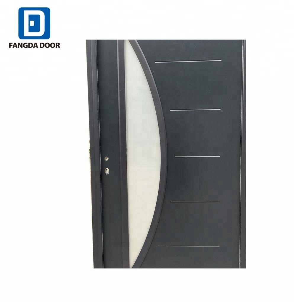 Fangda high quality interior office door with glass insert