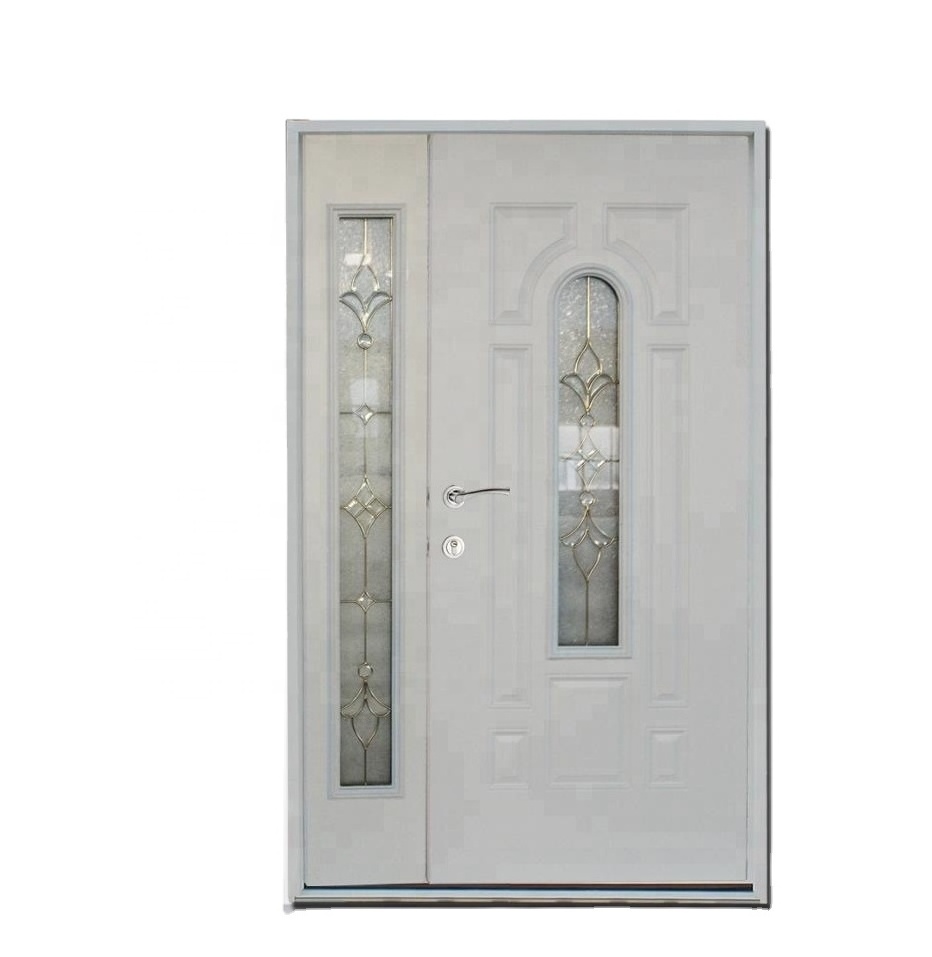 Fangda Entrance Front Main Safety  Modern Exterior Double Steel Metal Other Doors for Houses Security Designs