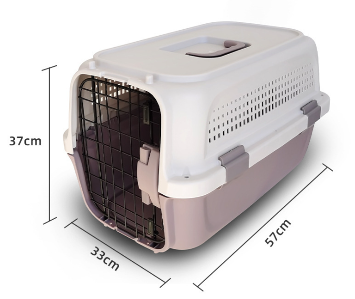 High-quality Portable Airline Proved  Outdoor Travel  Pet Cat Dog Hard-Sided Carrier Two-Door Available