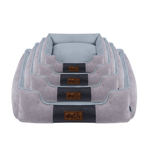 Hot selling washable warm pet dog bed home goods pet wholesale luxury dog bed