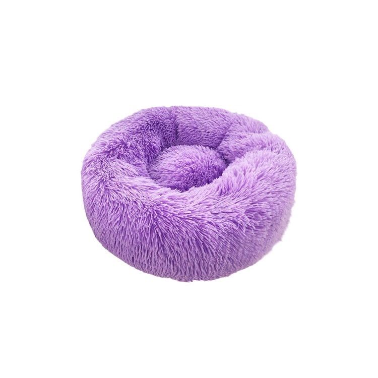 Best dog bed Pet Kennel Super Soft Fluffy Comfortable for Large Dog / Cat bed House luxury Donut dog pet beds