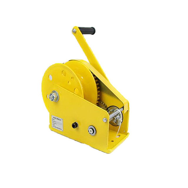 1200lbs To 2600lbs 1ton 0.5 ton Self Locking Automatic Brake Mini Hand Winch Small Manual Winch