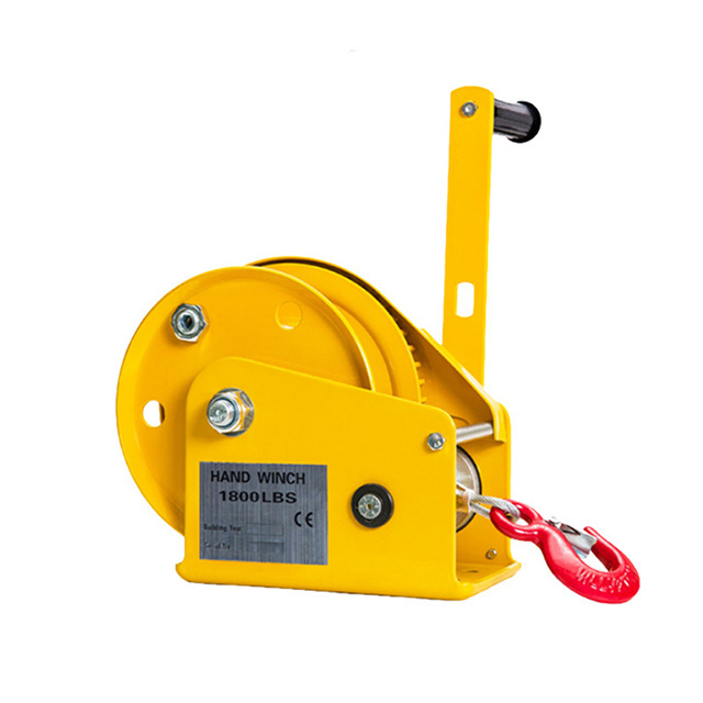 Hand Winch 2000 lbs Hand Crank Cable Gear Winch