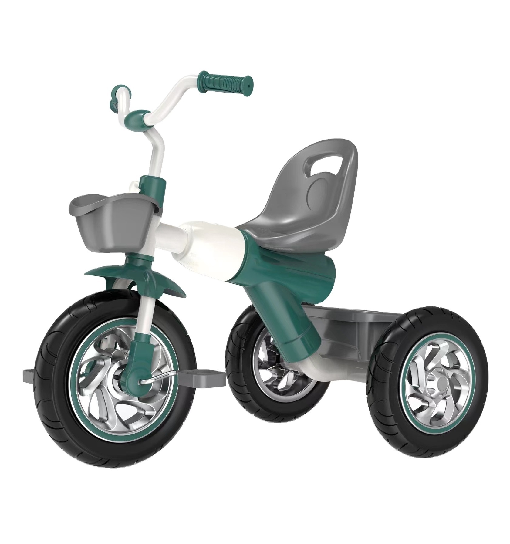 2024 factory directly supply cheap high quality wholesale kids for 3 5 years old with back seat 3 wheel  tricycle baby  kids rid