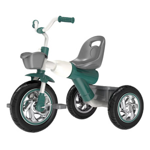 2024 factory directly supply cheap high quality wholesale kids for 3 5 years old with back seat 3 wheel  tricycle baby  kids rid