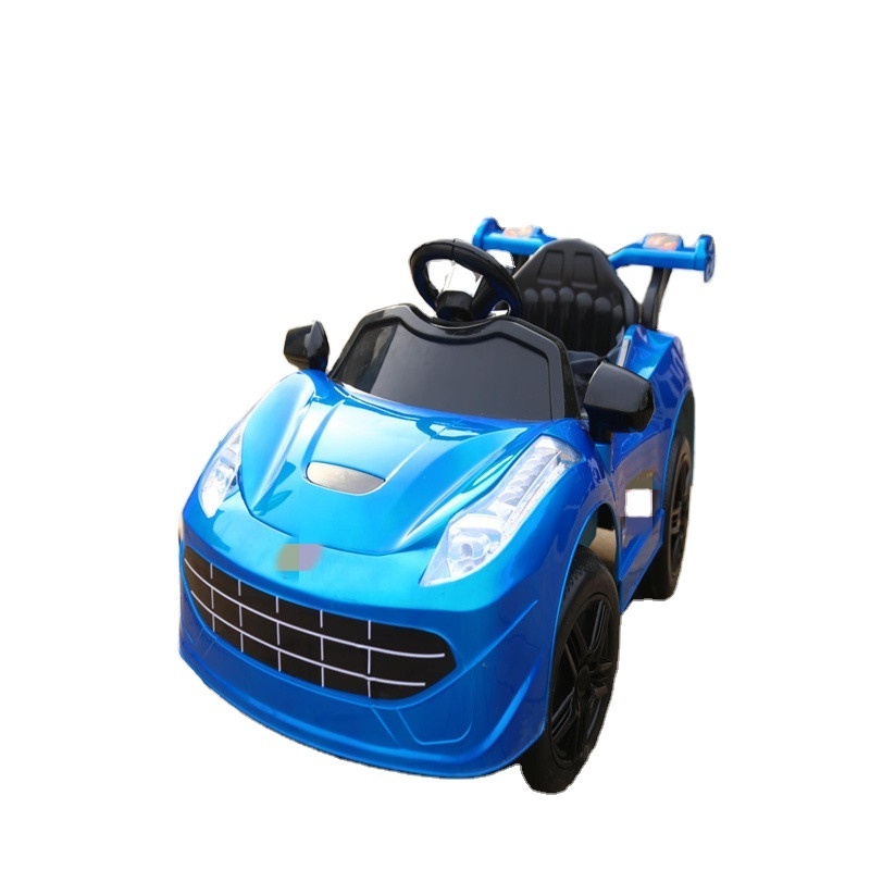 Toddler Boys Winter 2023 Latest Bumper Silicone 12V Racing Handle Magic Slide 2 Seats Electronic Cars For 5 Years Baby