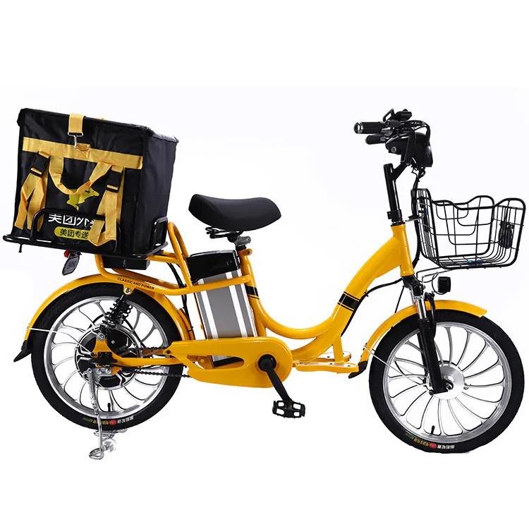 2022 Food electric Electric delivery bike 20 ah/48 V lithium battery 350 W motor delivery bicycle delivery bike Electric bike