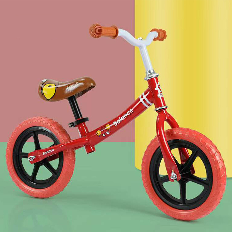 Cool and hot kids balance bike with 12 inch wheels no pedal children training bike for sell