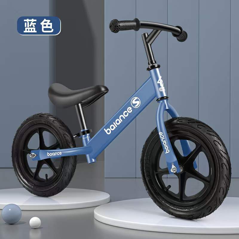 Factory Direct Sale Children's Toys Balance Bicycle Scooter Without Pedals 12 Inch Tires Single Speed Balanced Bike