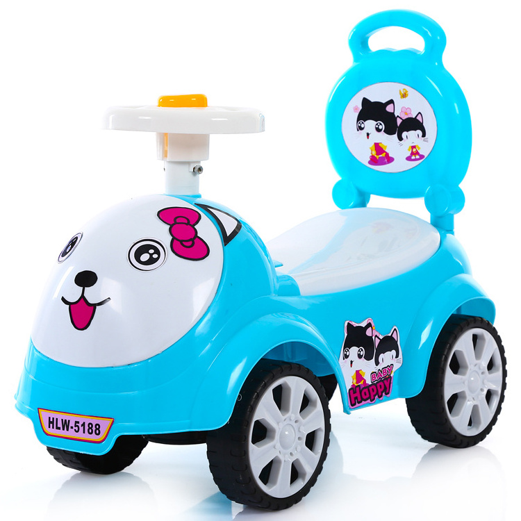 Baby Swing Car Twist Kick Scooter With Music Baby Walker Wiggle Car For 1 to 3 Years Old