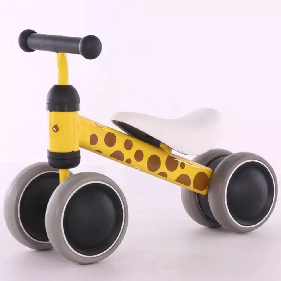 factory wholesale cheap price 4 wheels kids exercise balance bike no pedal kids ride on car for baby 1 to 3 years old