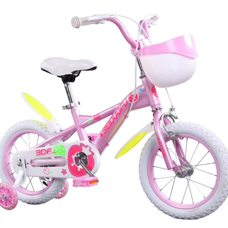 OEM Customized Children BMX Bicycle Mountain Bike12~ 20 Inch Colored Kids Bike Steel Bead Training Frame EVA Logo Wheels