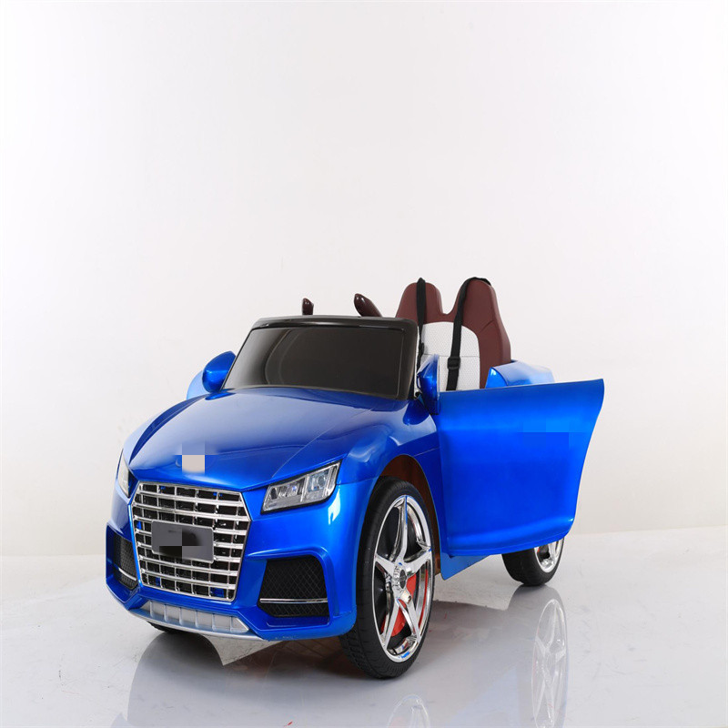 Toddler Boys Winter 2023 Latest Bumper Silicone 12V Racing Handle Magic Slide 2 Seats Electronic Cars For 5 Years Baby