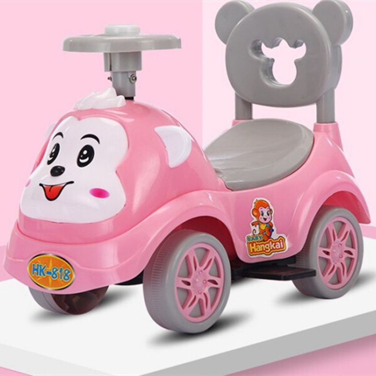 Cheap price kids sliding drive mini baby ride on car with BB Horn steering wheel music