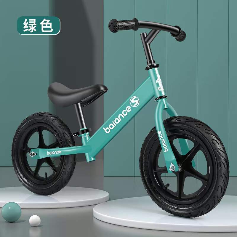 Factory Direct Sale Children's Toys Balance Bicycle Scooter Without Pedals 12 Inch Tires Single Speed Balanced Bike