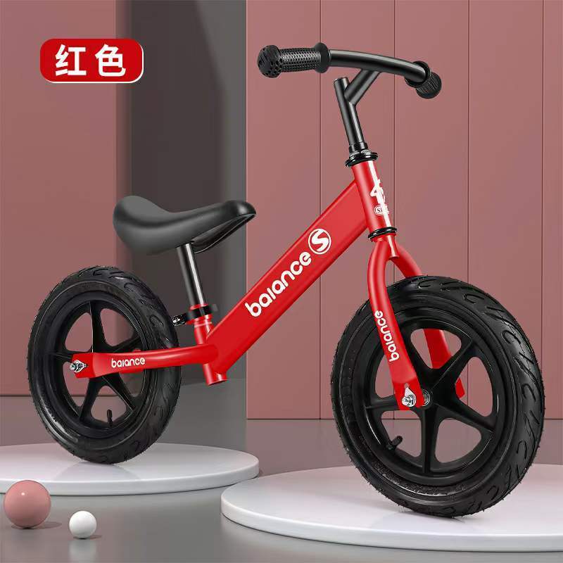 Factory Direct Sale Children's Toys Balance Bicycle Scooter Without Pedals 12 Inch Tires Single Speed Balanced Bike