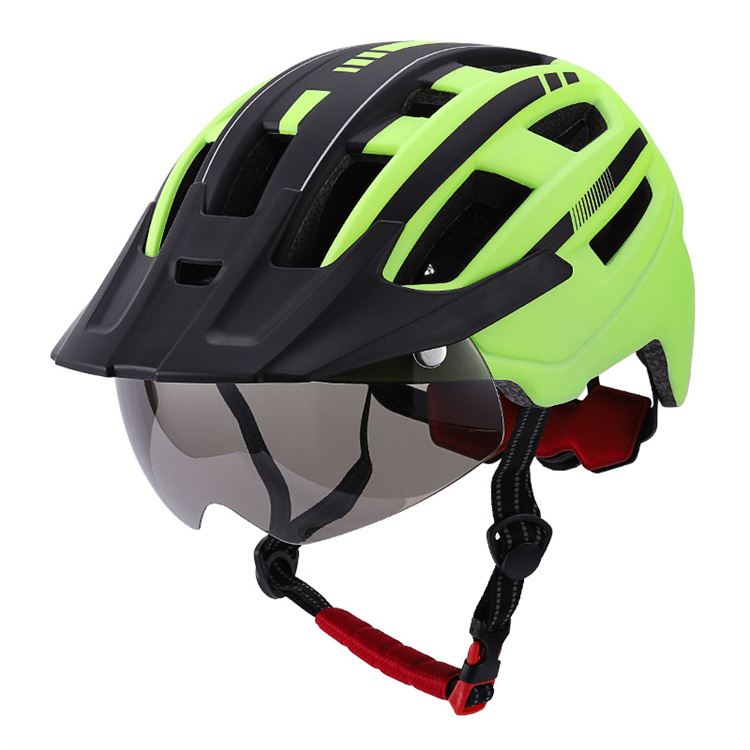 Nutshell MTB Adult Biker Helmet Comfortable Liner Safety Bike Helmet Downhill Helmet with Visor