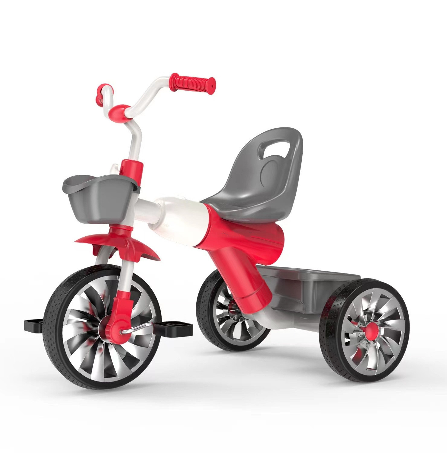 2024 factory directly supply cheap high quality wholesale kids for 3 5 years old with back seat 3 wheel  tricycle baby  kids rid