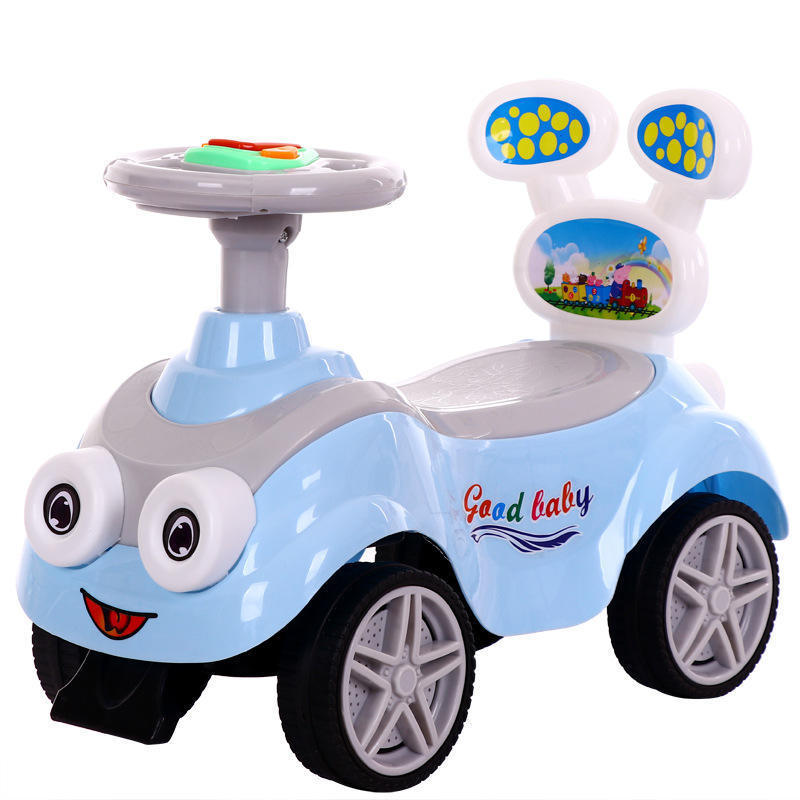 plastic baby driving toys swing car with lights/pu wheels swing car kids toys/ european standard children swing car for sale