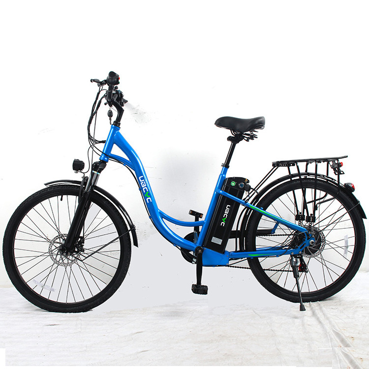 Factory wholesale electric city bike 1000w 36v/48v ebike fast speed student e bike bicycle 24/26 inch girls cycle for woman