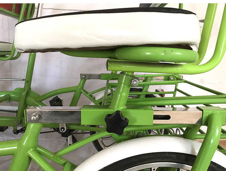 Free Spare Parts Beach Cruiser Pedal Quadricycle For Sale, Sightseeing 4 Person Tandem Bike