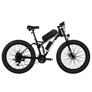 FANGHAO 48v 500W ebike Full Suspension MTB 26 inch Fat Tire bicycle downhill Electric mountain bike for adult