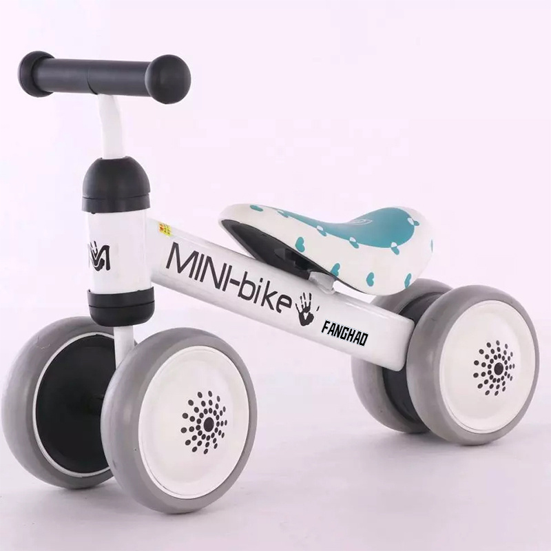 factory wholesale cheap price 4 wheels kids exercise balance bike no pedal kids ride on car for baby 1 to 3 years old