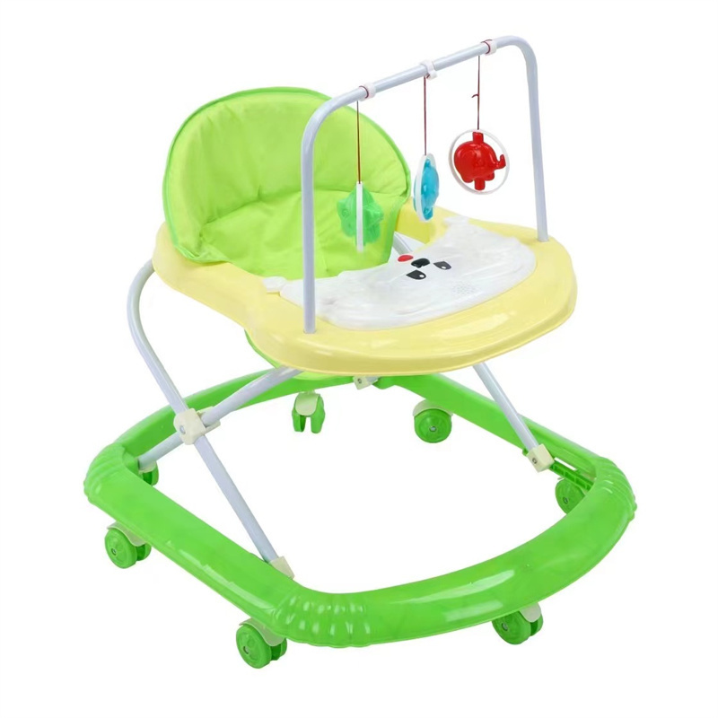 China wholesale 360 degree rotating Baby Walker with Music Swivel Wheels Baby Adjustable Walker Anti-o-leg Baby Trolley